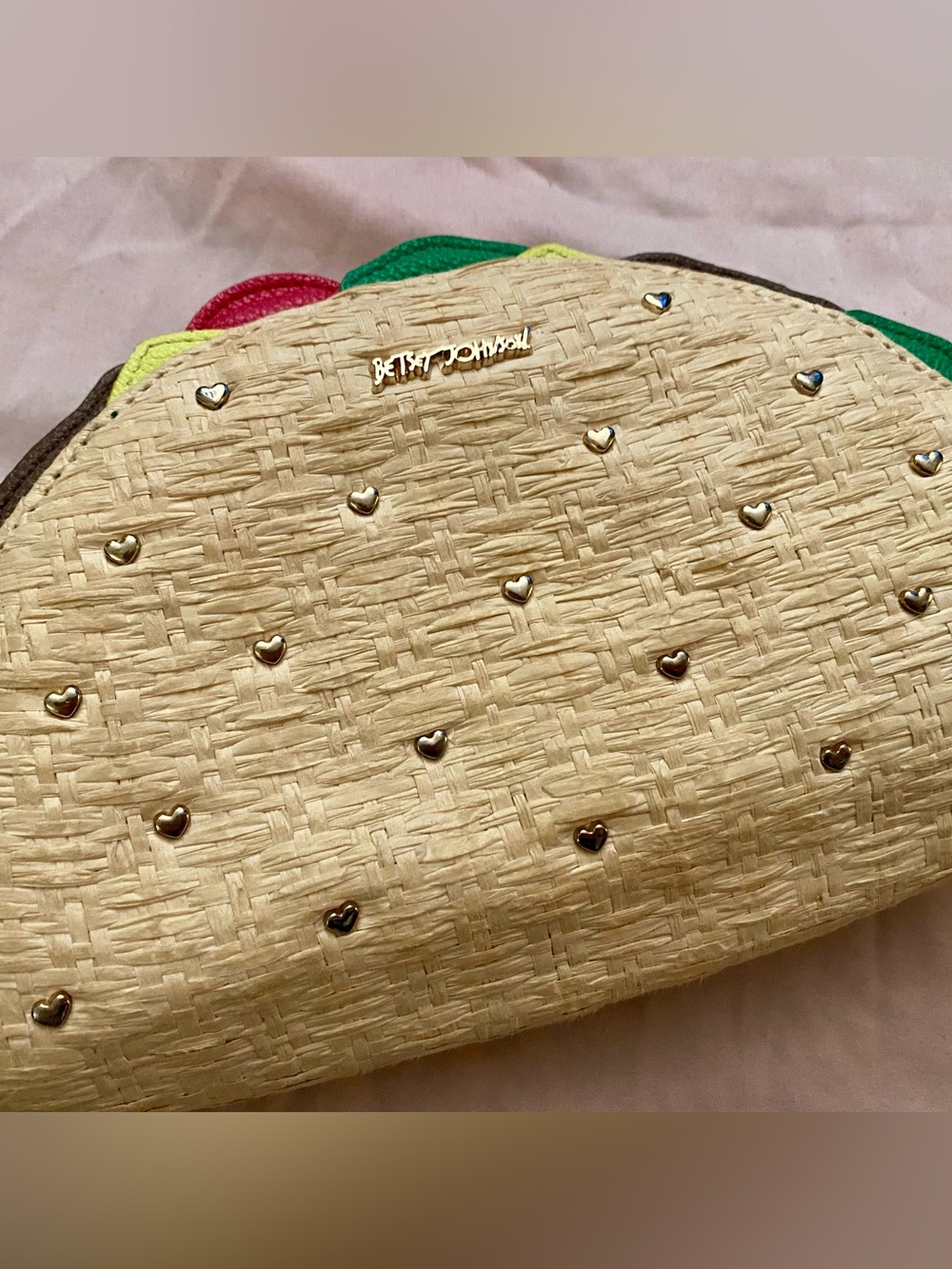 Betsey Johnson Taco Clutch Purse 🌮